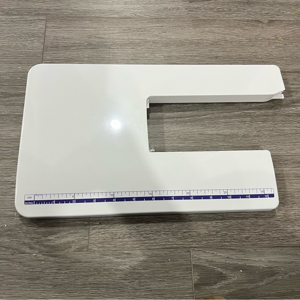 White Sewing Machine Extension Table